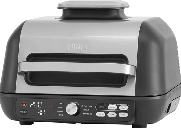 Ninja AG651UK Foodi MAX PRO Health Grill Flat Plate & Air Fryer - Black
