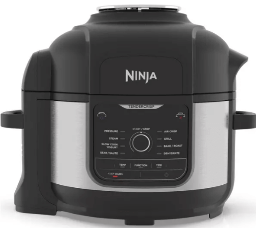 Ninja OP350UK Foodi 9-in-1 Multi-Cooker 6L - Black/Sliver