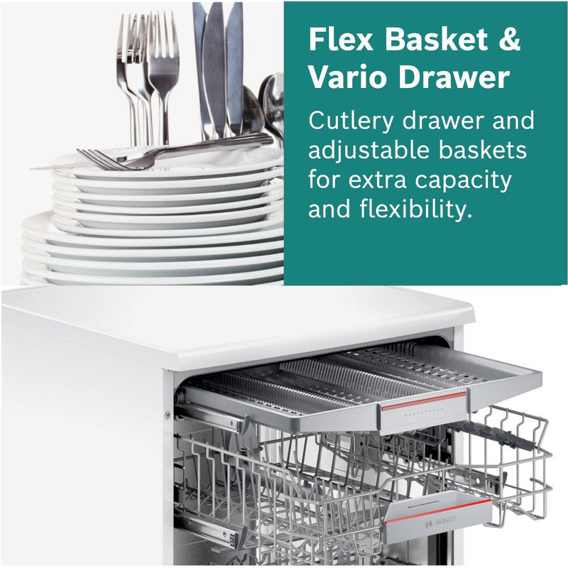 Bosch SMD6ZCX60G Integrated Full Size Dishwasher - 13 Place Settings