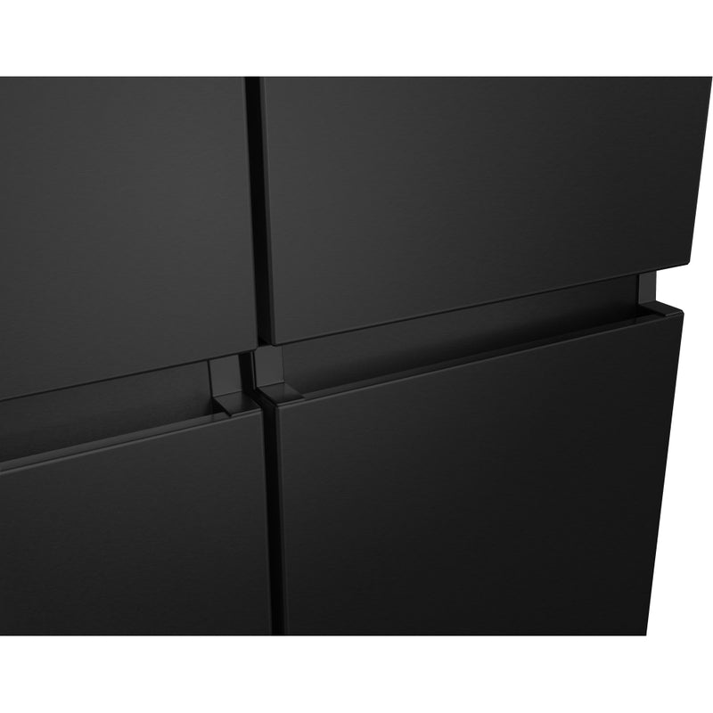 Hisense RQ758N4SWFE PureFlat Smart Fridge Freezer - Black Stainless Steel