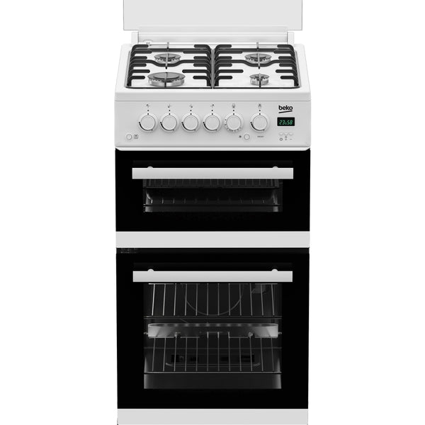 Beko EDG507W 54L/27L Gas Slot In Cooker - White - A+ Rated