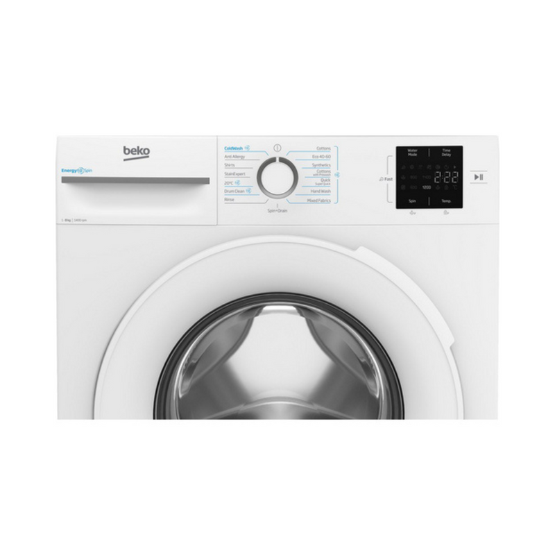 Beko BMN3WT3841W 8kg 1400 Spin Washing Machine - White