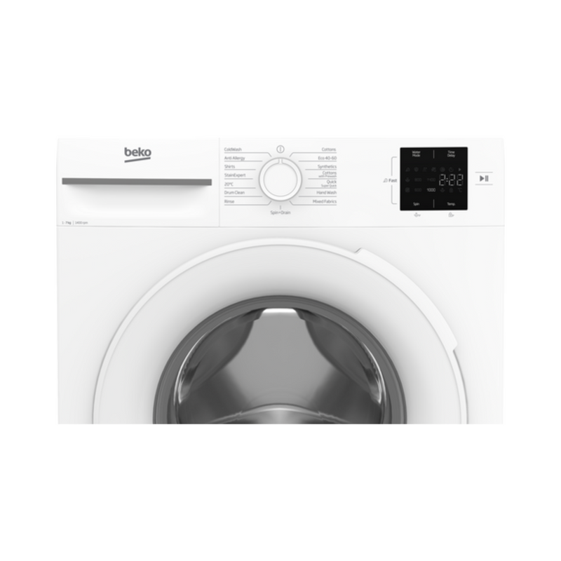 Beko BM1WU3741W 7kg 1400 Spin Washing Machine - White