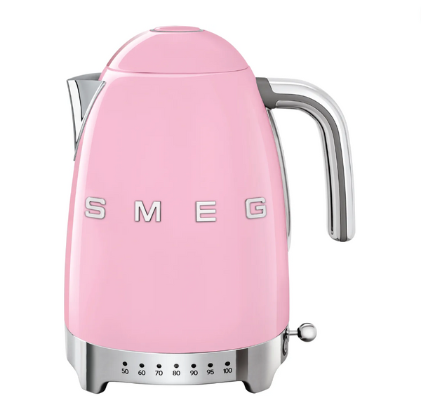 Smeg KLF04PKUK Variable Temperature Kettle in Pink