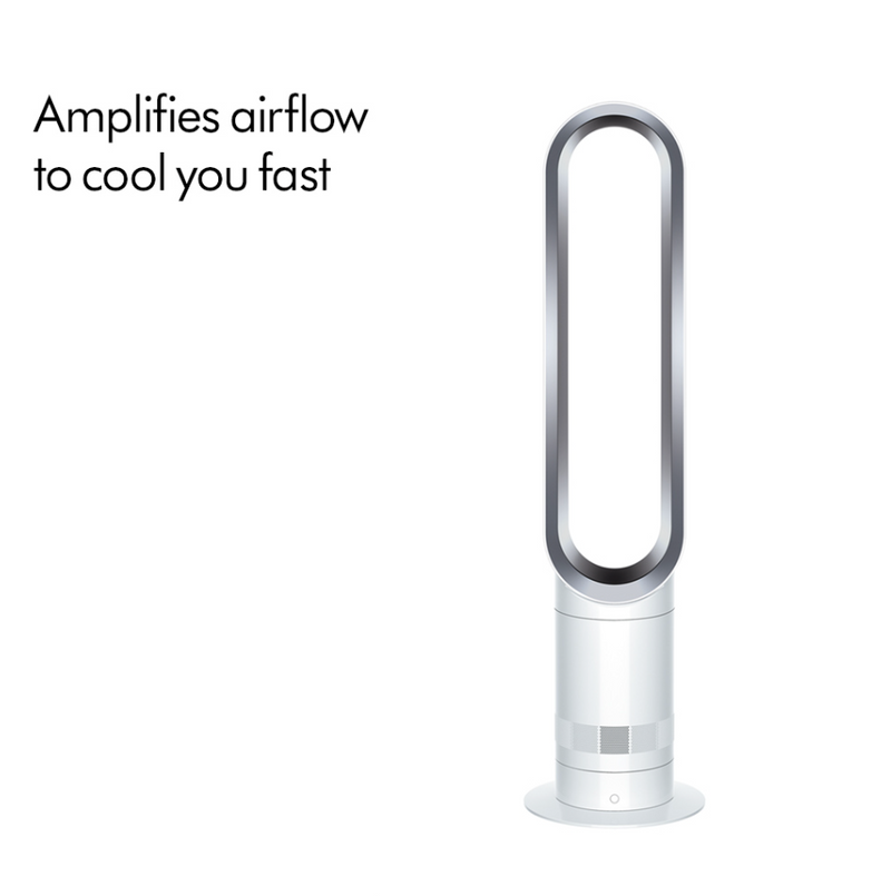 Dyson AM07 Tower Cooling Fan - White/Silver