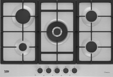 Beko CIHYG32SXE 75cm Gas Hob - Stainless Steel