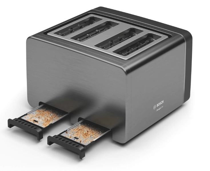 Bosch TAT5P445GB 4 Slice Toaster - Anthracite