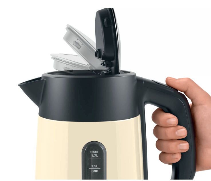 Bosch TWK4P437GB 1.7 Litre Traditional Kettle - Cream