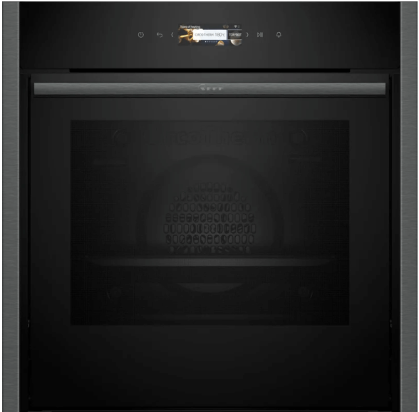 Neff B54CR71G0B 60cm Slide and Hide Built In Electric Single Oven