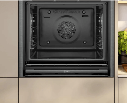 Neff B54CR71G0B 60cm Slide and Hide Built In Electric Single Oven