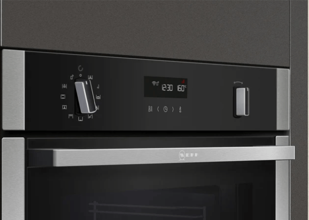 Neff B6ACH7HH0B 59.4cm Built In Electric Single Oven - Stainless Steel
