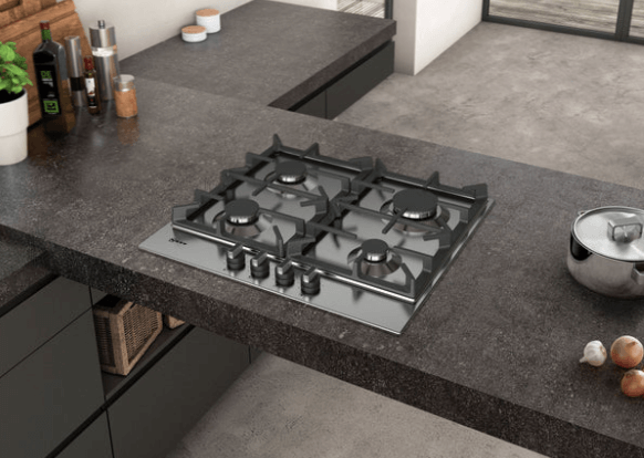 Neff T26DS49N0 58cm Gas Hob - Stainless Steel