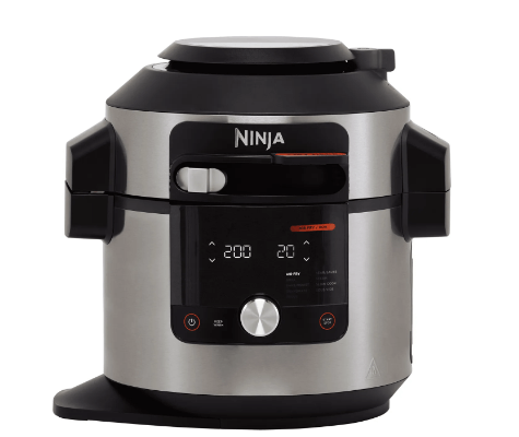 Ninja OL750UK 7.5L 15-In-1 One Lid Multi Cooker & probe - Black / Stainless Steel