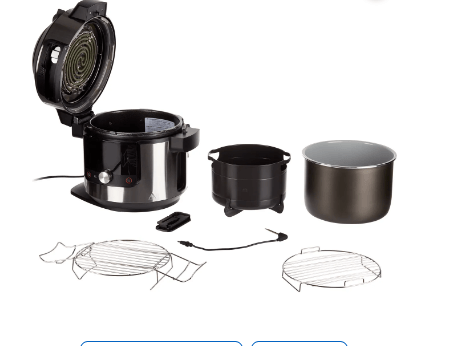 Ninja OL750UK 7.5L 15-In-1 One Lid Multi Cooker & probe - Black / Stainless Steel