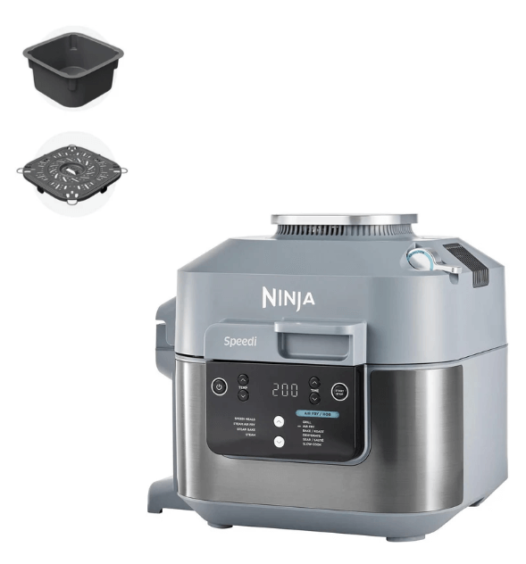 Ninja ON400UK Speedi 10-in-1 Rapid Cooker & Air Fryer - Grey