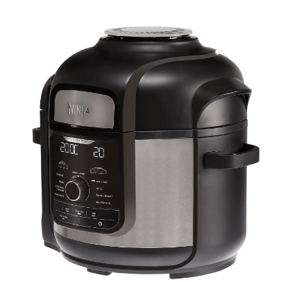 Ninja OP500UK Foodi OP500UK 7.5L 9-in-1 Multi Pressure Cooker and Air Fryer - Black/Stainless Steel