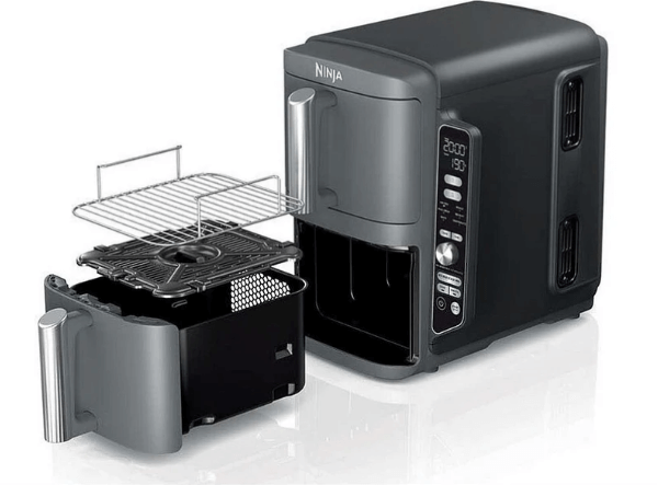 Ninja SL400UK Double Stack XL 2-Drawer 9.5L Air Fryer - Grey