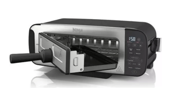 Ninja ST202UK 3-in-1 2 Slice Toaster - Grill and Panini Press - Stainless Steel