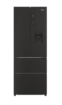 Haier HFR5719EWPB Non-Plumbed Total No Frost American Fridge Freezer - Slate Black