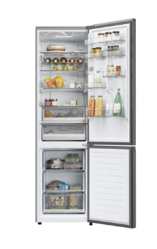 Haier HDPW5620ANPD Smart 70/30 Fridge Freezer - Platinum Inox