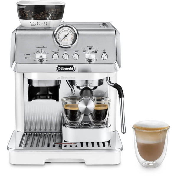 DeLonghi EC9155.W La Specialista Arte Compact Manual Bean to Cup Coffee Machine - White