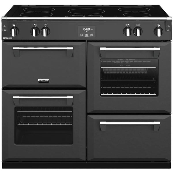 Stoves Richmond ST RICH S1000Ei MK22 ANT 100cm Electric Range Cooker with Induction Hob - Anthracite - A Rated