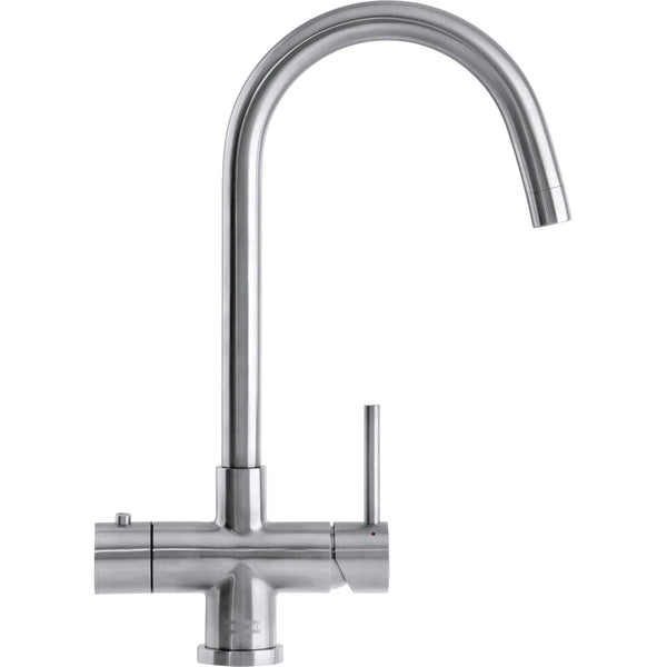 Franke Minerva Helix 3-in-1 Manual Kitchen Tap - Stainless Steel