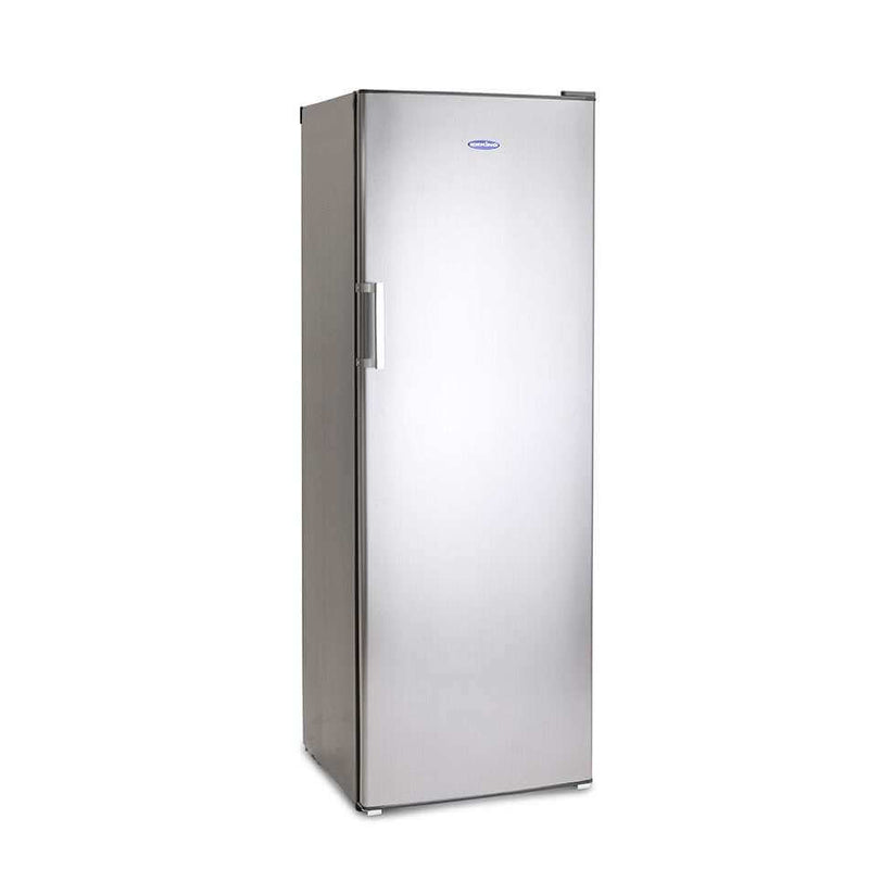 Iceking RL340S.E 60cm Tall Larder Fridge Silver F Rated