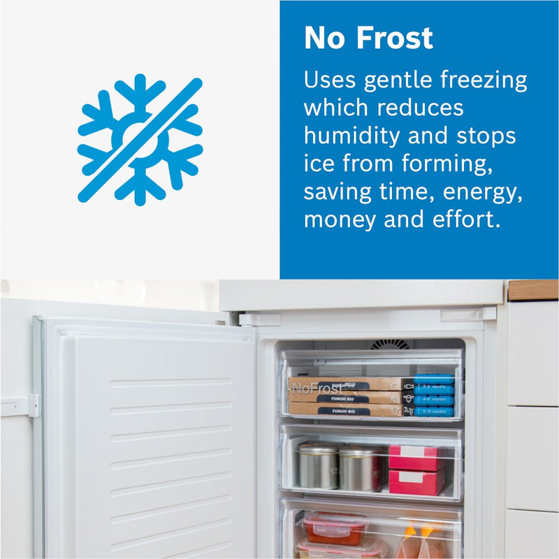 Bosch KGN27NWEAG 55cm 50/50 Frost Free Fridge Freezer - White