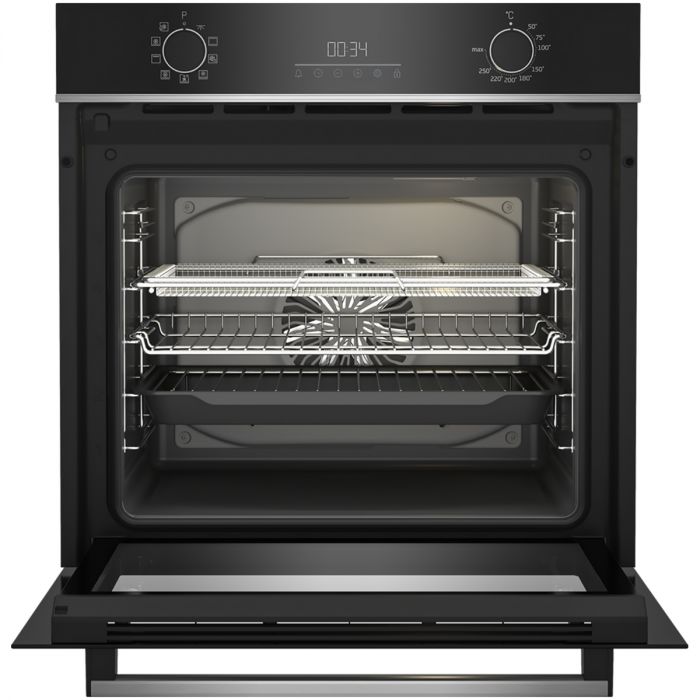 Beko CIMYA91B 72L Built-In Electric Single Oven - Black / Stainless Steel - A+ Rated