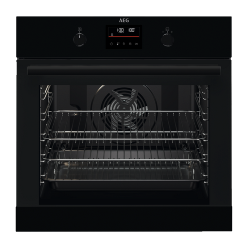 AEG BEX33501EB 59.4cm Built In Electric Single Oven - Black