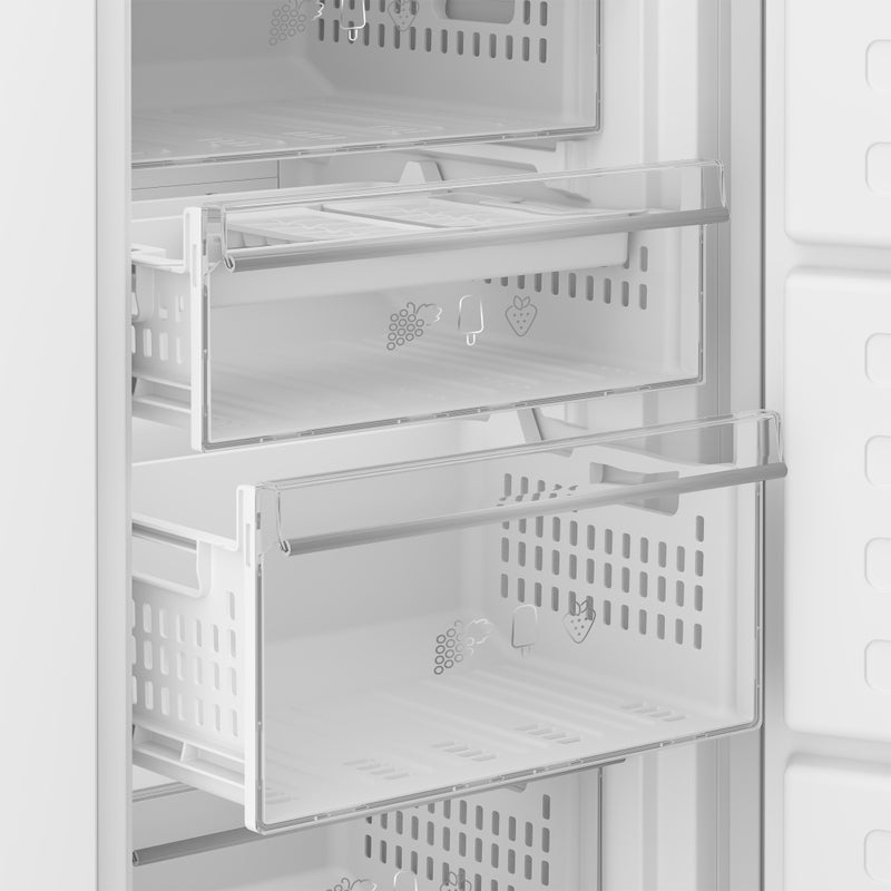 Blomberg FNT4454I Fully Integrated Upright Freezer Frost Free with Sliding Hinge - E Rated