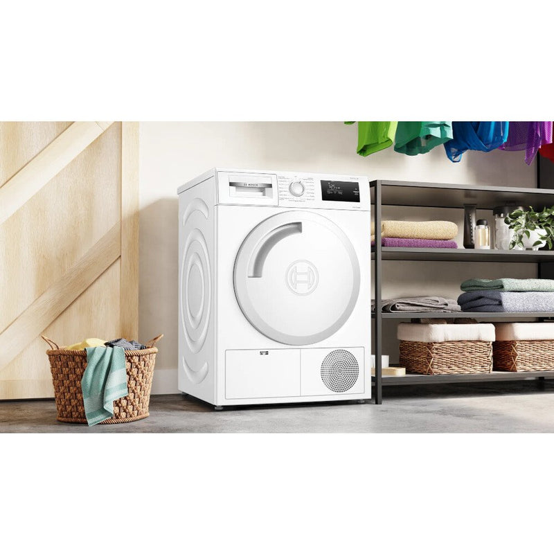 Bosch WTH84001GB 8kg Heat Pump Tumble Dryer - White