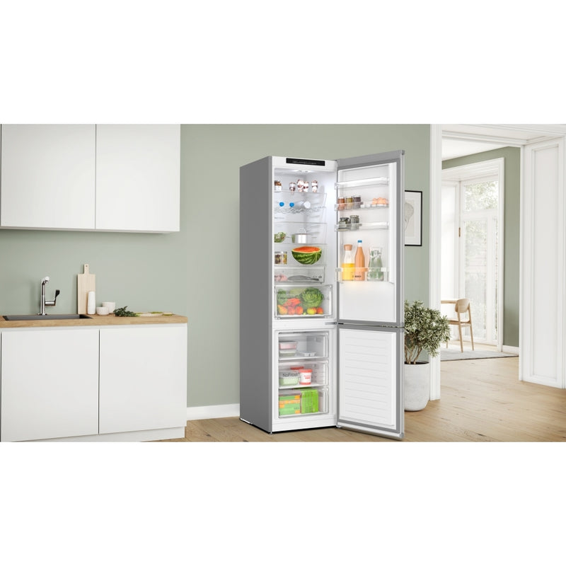 Bosch KGN392LAF 60cm 70/30 Fridge Freezer - Stainless Steel