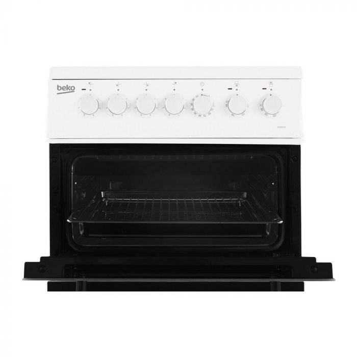 Beko EDP503W 50cm Electric Double Oven with Grill Cooker - White