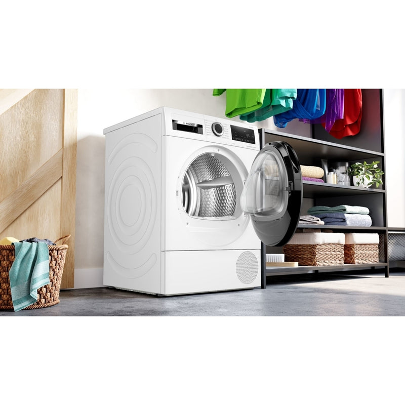 Bosch WQG24509GB 9kg Heat Pump Tumble Dryer - White