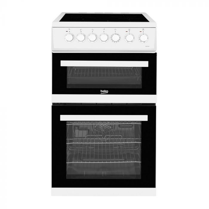 Beko EDVC503W 58L/31L Ceramic Slot In Cooker - White - A Rated