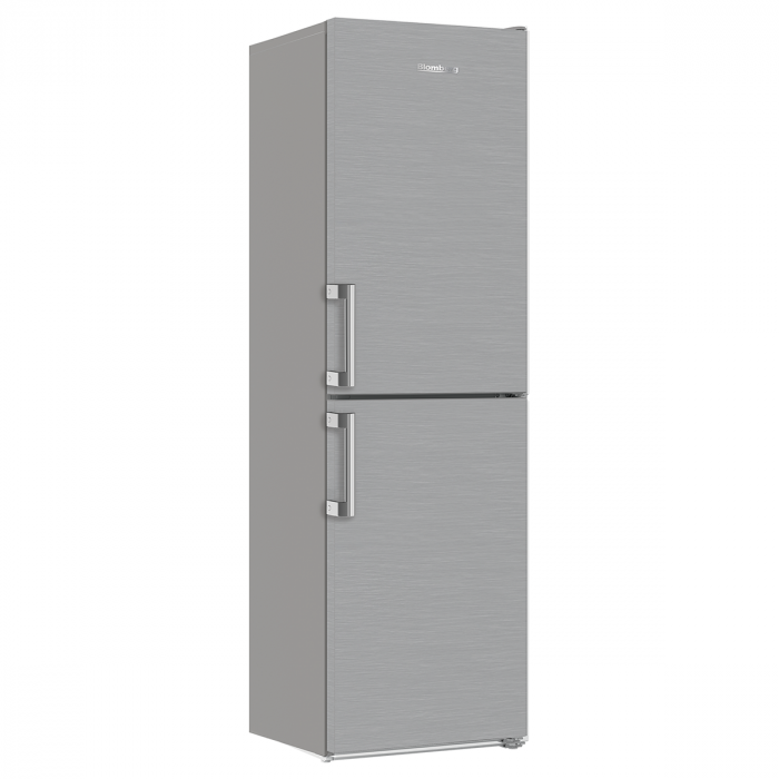 Blomberg KGM4574VPS Freestanding 50/50 Fridge Freezer Frost Free - Stainless Steel Effect - E Rated