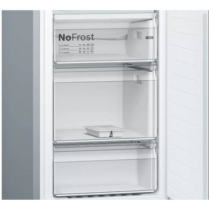 Bosch KGN34NLEAG 60cm 50/50 No Frost Fridge Freezer - Silver