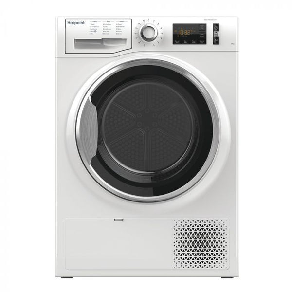 Hotpoint NTM1182XB Freestanding 8kg Heat Pump Active Care Tumble Dryer in White