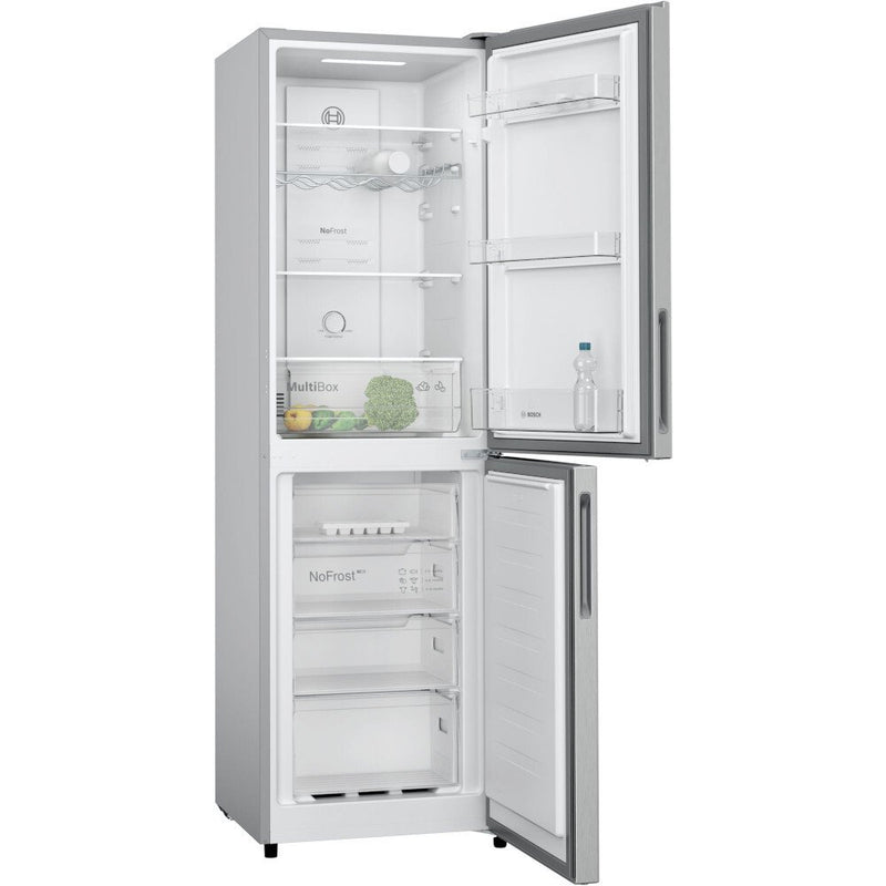 Bosch KGN27NLEAG 55cm 50/50 Frost Free Fridge Freezer - Silver