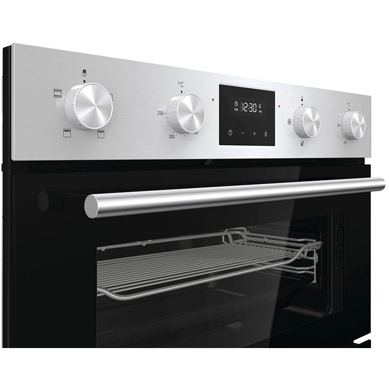 Hisense BID75211XUK 59.4cm Built Under Electric Double Oven - Stainless Steel