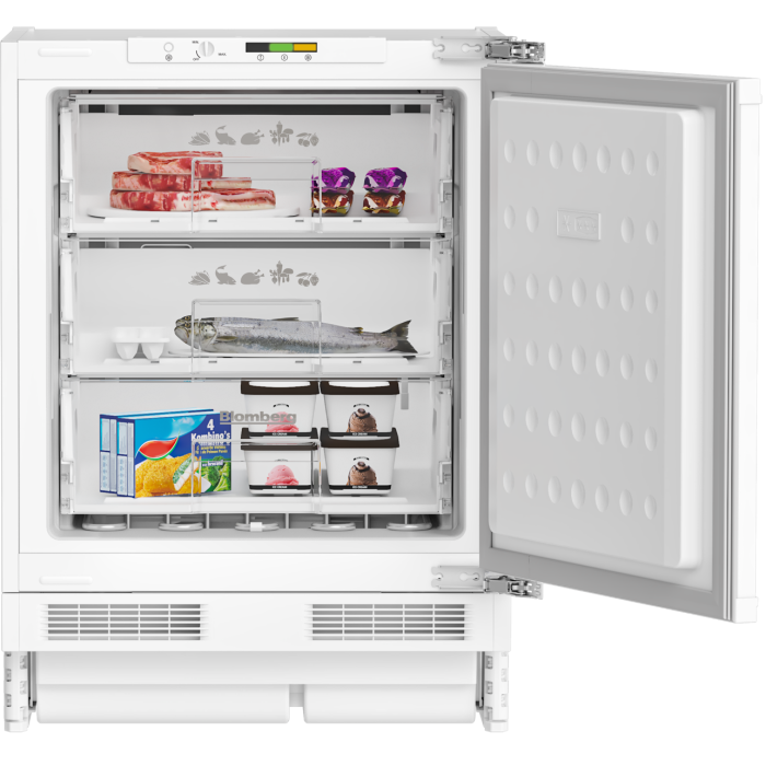 Blomberg FSE1654IU Fully Integrated Upright Freezer with Fixed Hinge - E Rated
