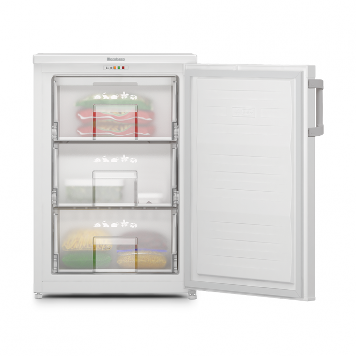 Blomberg FNE154P Freestanding Upright Freezer Frost Free - White - E Rated