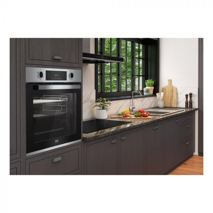 Beko CIFY81X 68L Built-In Electric Single Oven - Stainless Steel - A Rated